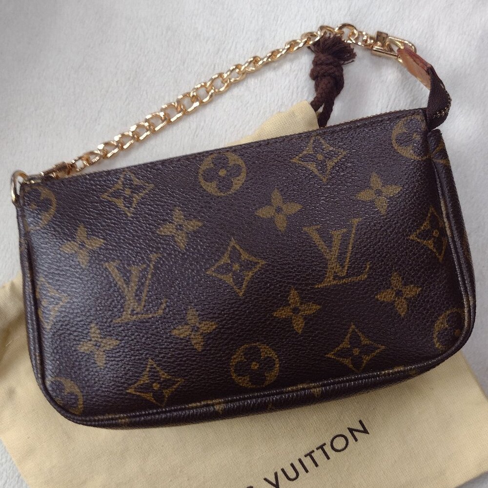 Louis Vuitton Brown and Gold Mini Bag
